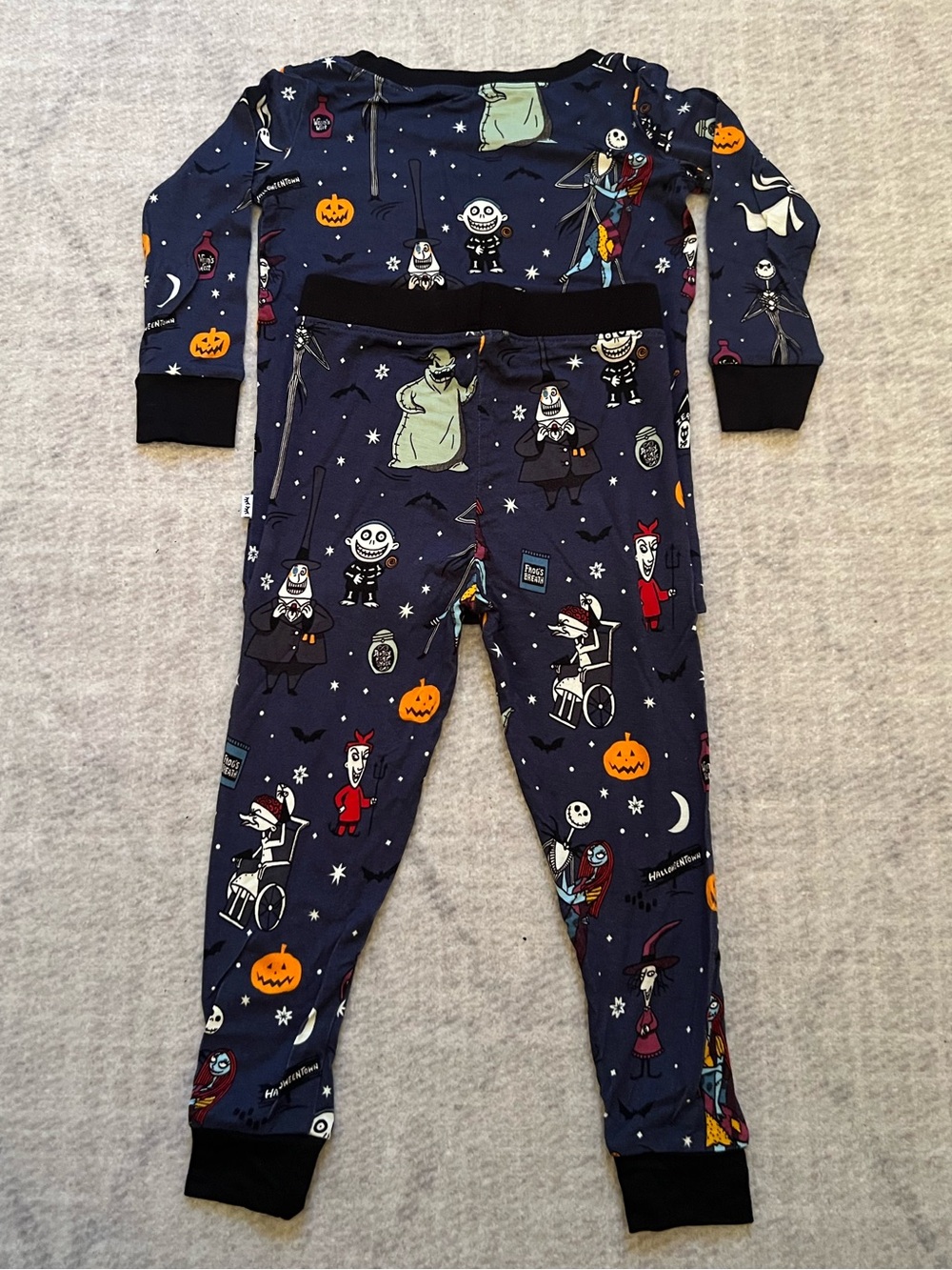 Little Sleepies Nightmare Before Christmas Bamboo 2P Pajamas (12-18 months) - Picture 2 of 6